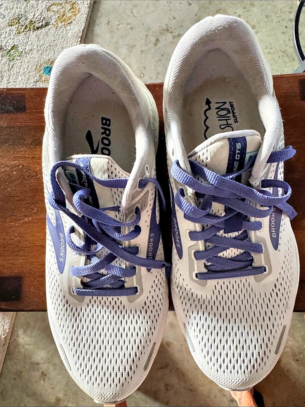 Brooks Adrenaline GTS 22 Women's Athletic Shoes White & Purple